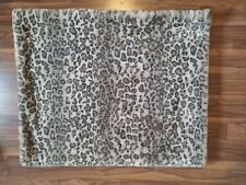 Leopard print throw for sale  SWINDON