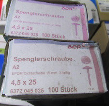 Packungen spenglerschrauben 5x gebraucht kaufen  Lotte