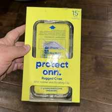 Capa protetora resistente iPhone 11 Pro Max com coldre e clipe rotativo preta LEIA comprar usado  Enviando para Brazil