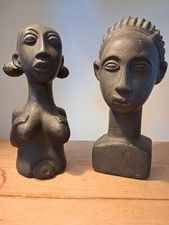 Pair vintage african for sale  NEWTON ABBOT