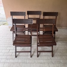 Sedie legno vintage usato  Bologna