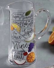 Glass sangria drink for sale  Spooner