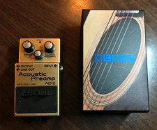 Pré-amplificador acústico Boss AD-2, modelo dourado, levemente usado, completo com manual e caixa, muito bom estado, usado comprar usado Pré-amplificador acústico Boss AD-2, modelo dourado, levemente usado, completo com manual e caixa, muito bom estado, usado comprar usado  Enviando para Brazil