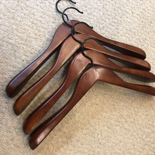 Four wooden coat for sale  BRAINTREE
