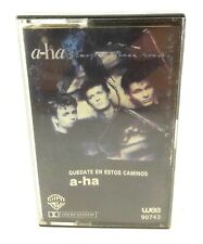 1988 A-HA Stay on These Roads Cassette Argentina Pressing Rare Tape in Spanish  comprar usado  Enviando para Brazil