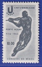 Brasilien 1963 Universiade Porto Alegro Mi.-Nr. 1042 **  , usado comprar usado  Enviando para Brazil