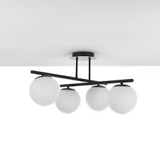 Lampadario newton black usato  Italia