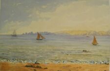 Victorian watercolour 1864 for sale  UK