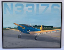 Vintage airplane painting for sale  Hempstead