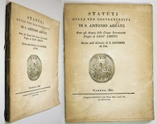 Statuti ven. confraternita usato  Pontremoli