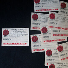 Etiquettes pharmacie liniment d'occasion  Nantes-
