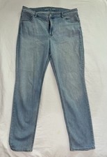 Calça jeans OLD NAVY cintura alta Wow reta lavagem leve 31” Ins: azul, 16 de comprimento comprar usado  Enviando para Brazil