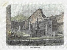 Stampa antica pompei usato  Lecco