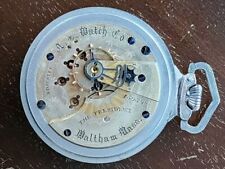 Raro relógio de bolso 1892 US Watch Co Waltham 17j grau THE PRESIDENT cir 1897 comprar usado  Enviando para Brazil