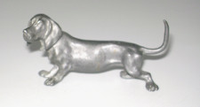 Usado, Estatueta miniatura vintage de estanho sólido Dachshund para cachorro comprar usado  Enviando para Brazil