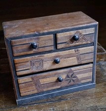 Antique inlaid miniature for sale  SOUTHPORT