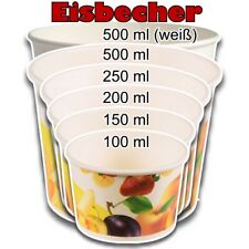 Eisbecher pappe rund gebraucht kaufen  Ratingen