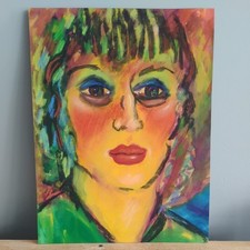 Bold portrait painting for sale  CLEVEDON