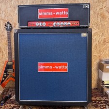 Vintage Anos 70 Simms Watts AP100 MKII Cabeça Amplificador de Válvula Laranja e Gabinete 4x12 comprar usado Vintage Anos 70 Simms Watts AP100 MKII Cabeça Amplificador de Válvula Laranja e Gabinete 4x12 comprar usado  Enviando para Brazil