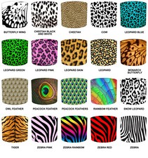 Animal prints lampshades for sale  BOLTON