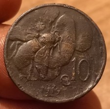 Moneta centesimi 1919 usato  Olbia