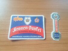 Bieretikett kronenbrauerei kir gebraucht kaufen  Marklkofen