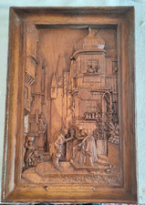 Schönes holzrelief antik gebraucht kaufen  Wiesbaden