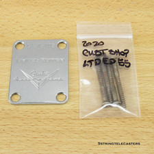 Fender Custom Shop Ltd Ed Relíquia 55 Stratocaster Placa de Pescoço Cromada com Parafusos comprar usado  Enviando para Brazil