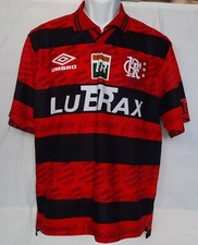 Camiseta Umbro Flamengo Rio de Janeiro Autêntica Tamanho L 1995-1996 comprar usado Camiseta Umbro Flamengo Rio de Janeiro Autêntica Tamanho L 1995-1996 comprar usado  Enviando para Brazil