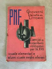 Brochure 1939 pnf usato  San Lazzaro di Savena