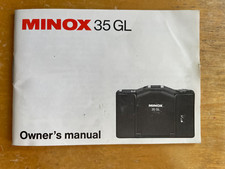 Minox camera instruction for sale  POTTERS BAR