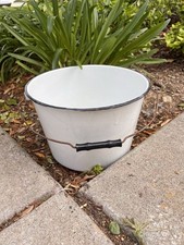 Vintage enamelware bucket for sale  El Dorado Hills