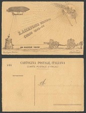 Cartão postal antigo Airship ZEPPELIN canhão balão R. curso da Academia Militar 1905-08 comprar usado  Enviando para Brazil