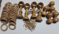 Gardinenringe haken holz gebraucht kaufen  Plattenburg