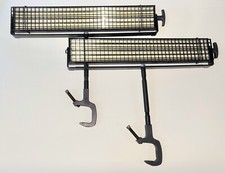 JUEGO DE 2 luces de estudio de 2 bancos para tuberías con difusor de rejilla y soporte de abrazadera segunda mano  Embacar hacia Mexico