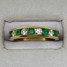 Emerald diamond ring for sale  Windham