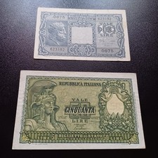 Vecchie banconote italiane usato  Riolo Terme