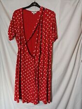 Red wrap dress for sale  NORTHWICH