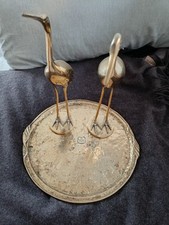 Kraniche tablett messing gebraucht kaufen  Überlingen