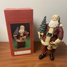 VINTAGE SANTO NATAL - Coleção Windsor - Tecido Mache - com Caixa!! comprar usado  Enviando para Brazil