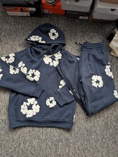 Navy blue denim for sale  EDGWARE