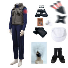 Fantasia cosplay masculina anime peruca Kakashi sapatos festa de Halloween fantasia roupa comprar usado  Enviando para Brazil