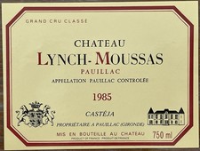 étiquette château lynch d'occasion  Toul