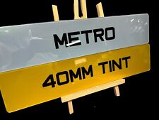 PLACAS COLORIDAS IMPRESSAS DO METRÔ IRLANDÊS DA MAIS ALTA QUALIDADE 40 MM LETRAS/NÚMEROS COLORIDOS comprar usado  Enviando para Brazil