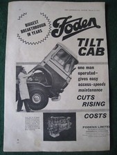 Foden tilt cab for sale  BRISTOL