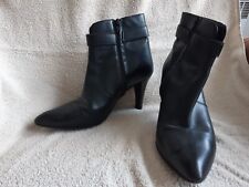 Bottines cuir noires d'occasion  Bouffémont