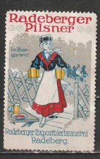 Reklamemarke radebeger pilsner gebraucht kaufen  Deutschland
