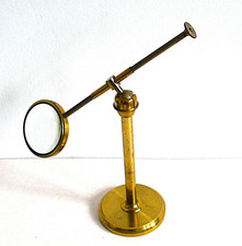 ACESSÓRIO DE MICROSCÓPIO ANTIGO, GRANDE CONDENSADOR AJUSTÁVEL OLHO DE TOURO em STAND comprar usado  Enviando para Brazil