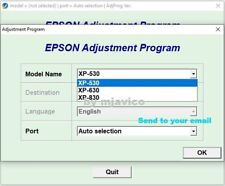 Reset Epson XP530, XP630, XP830 ✅💯Waste Ink counter reset 100%🔥1Pc, email⭐⭐⭐⭐⭐ comprar usado  Enviando para Brazil