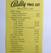 Bally operator price for sale  Collingswood